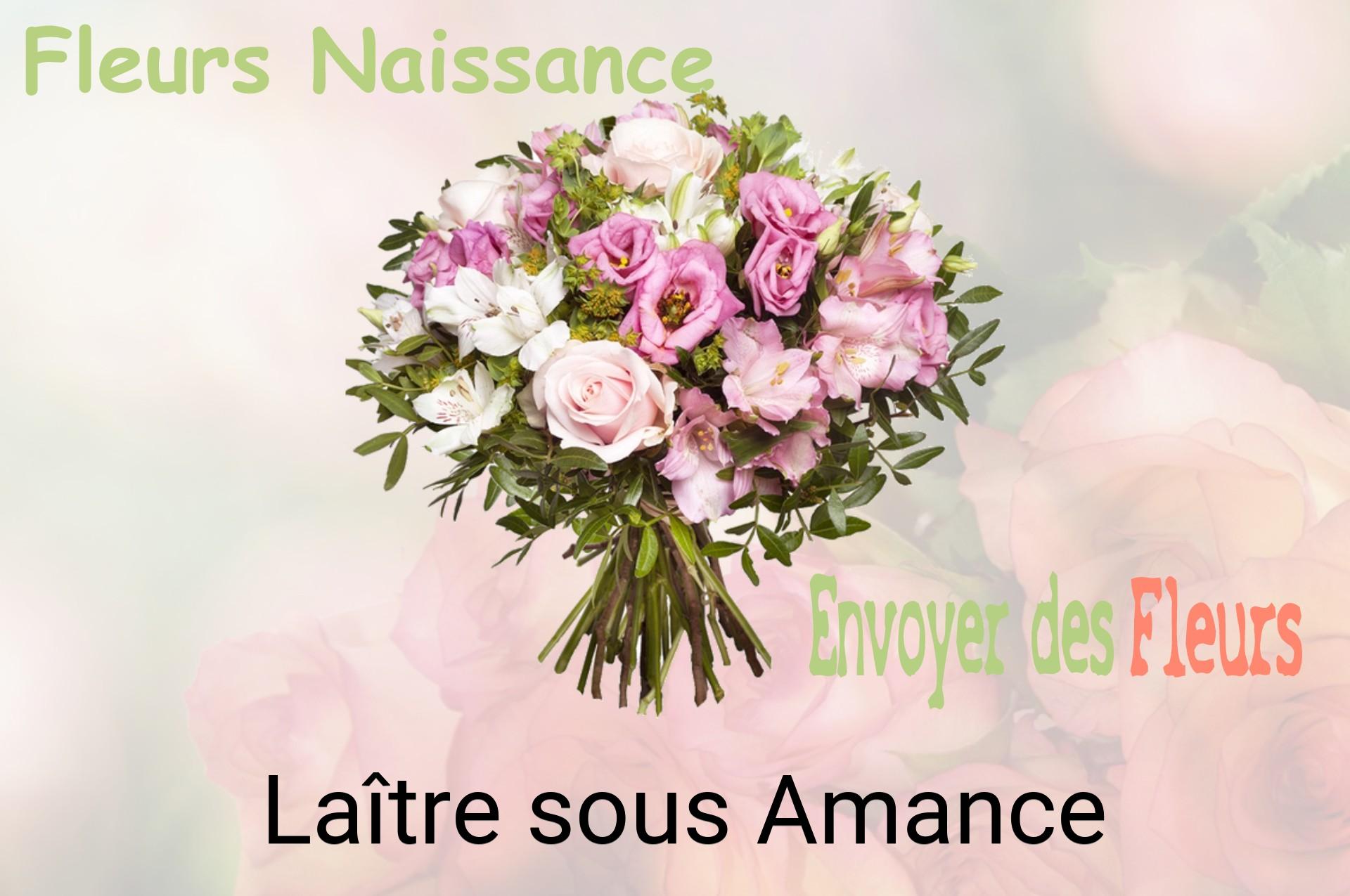 Bouquet de fleurs de naissance livré à Laître-sous-Amance