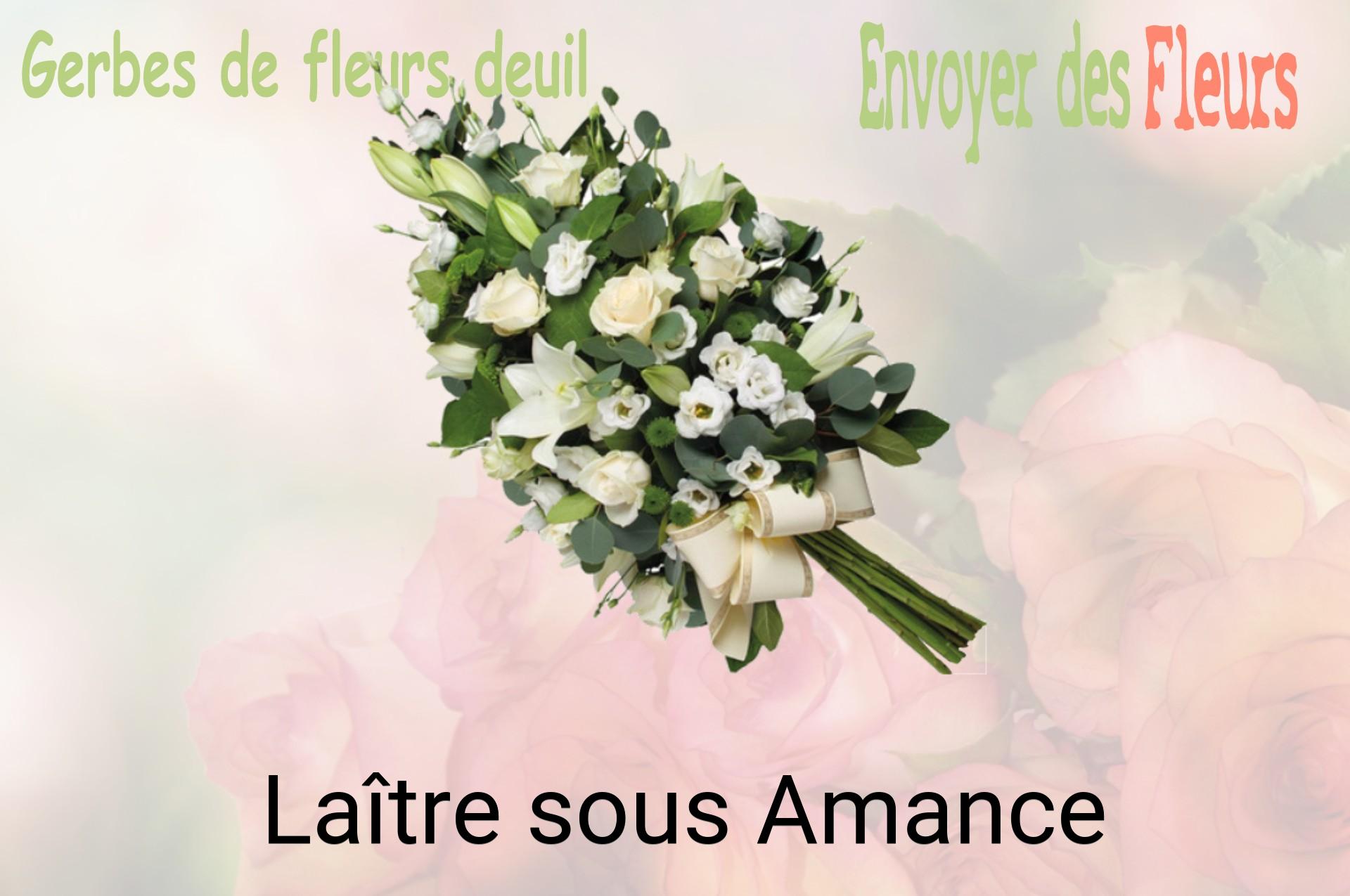 Gerbe de fleurs de deuil livrée à Laître-sous-Amance